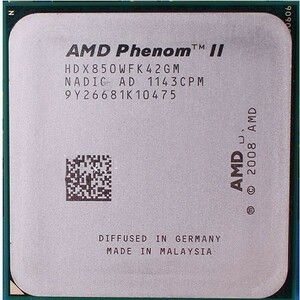 AMD Phenom II X4 850 3.3GHz 4x 512KB 2GHz 16.5x 95W AM3 HDX850WFK42GM
