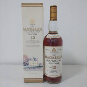 ★【未開封/古酒】マッカラン 12年 旧ボトル 未開栓 The MACALLAN 箱付き シングル ハイランド モルト スコッチ ウイスキー 箱　750ml 43%