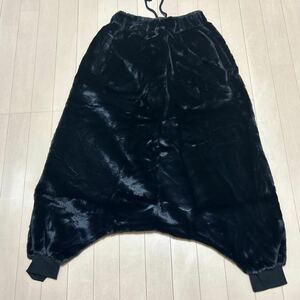 ankoROCK フェイクファー サルエルパンツ 新品未使用