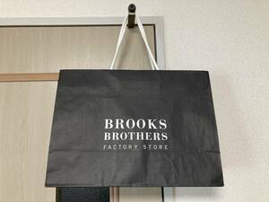 ★ブルックスブラザーズ BROOKS BROTHERS FACTORY STORE ショップ袋 紙袋 手提げバッグ ペーパーバッグ