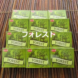 〓　新品　〓　お香　〓　HEM フォレスト コーンタイプ 12箱セット 〓 Forest Cone