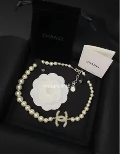 新品　シャネル　CHANEL　ネックレス　パール　CCマーク　100周年記念