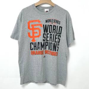 MLB サンフランシスコ・ジャイアンツ Majestic/マジェスティック メジャーリーグベースボールTシャツ Lサイズ【TS-0002-830】