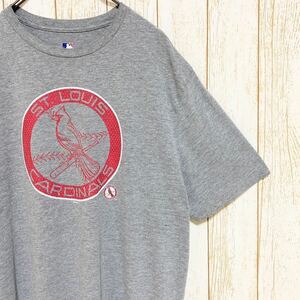 MLB St.Louis Cardinal セントルイス・カージナルス プリント Tシャツ XL メジャーリーグ USA古着 アメリカ古着