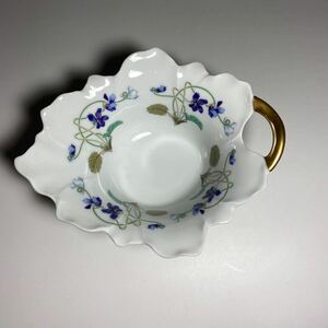 Haviland LIMOGES アビランド リモージュ アンペラトリス ユジェニー エリゼ宮殿 晩餐会用食器 小皿 アクセサリー入れ インテリア