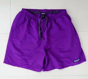 Patagonia★Baggies Shorts パタゴニア バギーズ ショーツ 5インチ ショートパンツ 限定パープル S アウトドア キャンプ ナイロン