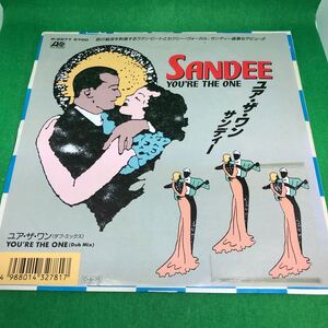 サンディー Sandee ユア・ザ・ワン(ダブ・ミックス)　YOU‘RE THE ONE　(Dub Mix) レコード P2277 白ラベル　非売品　見本盤