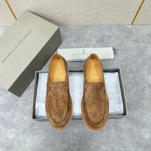 ブルネロクチネリ　BRUNELLO CUCINELLI メンズ　ローファー　スエード　レザー　スリッポン　靴　シューズ　39-44　サイズ選択可能 b1896