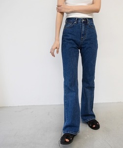 「CANAL JEAN」 「El mar」加工ブーツカットデニムパンツ MEDIUM ブルー レディース