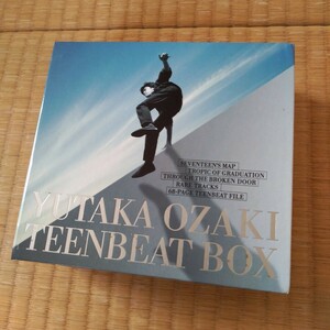 尾崎豊 CD YUTAKA OZAKI TEENBEAT BOX(4CD) 限定盤 廃盤 十七歳の地図 回帰線 壊れた扉から RARE TRACKS ブックレット