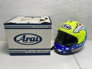 【★22-2370】■ジャンク■ARAI アライ SIGNET RR ヘルメット コルシンスキー 2001年製（0266）