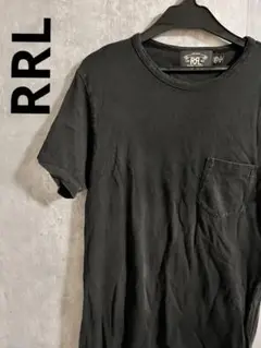 RRL ダブルアールエル　無地　ポケット　半袖　Tシャツ 綿