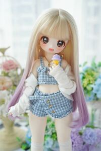 BJDドール用ウィッグ MDD/kumako/DDサイズ通用 全3色 8-9インチ 球体関節人形 doll