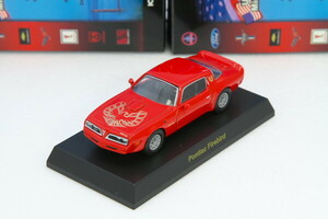 京商 1/64 ポンティアック ファイヤーバード レッド USA スポーツカーコレクション1 Kyosho 1/64 Pontiac Firebird red