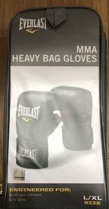 美品 EVER LAST MMA HEAVY BAG グローブ L LL XL ミット トレーニング キックボクシング ブラック 黒 