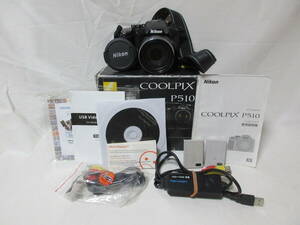  ◆動作品　Nikon/ニコン デジタルカメラ 　COOLPIX P510 1605万画素 　バッテリー2ケ＆その他付属品付