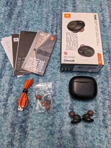 06004u0529　JBL TUNE120 TWS 完全ワイヤレスイヤホン Bluetooth対応 ブラック JBLT120TWSBLK