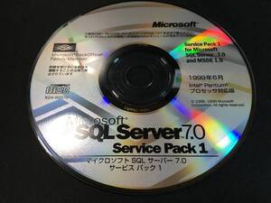 l【ジャンク】Microsoft CDディスク SQL Server 7.0 Service Pack 1