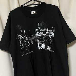 Lサイズ 90sビンテージ デッドストック USA製 ニューヨーク52番街 フォトTシャツ ピクチャー ジャズ 写真家William P. Gottlieb アメリカ製