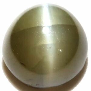 (天然クリソベリルキャッツアイ1.271ct)j 約6.2×5.9mm ルース 裸石 宝石 ジュエリー chrysoberyl cats eye DB1/DB1