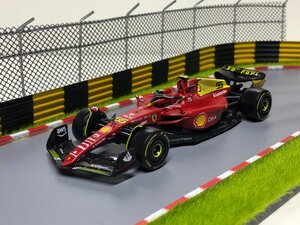 Burago 1/43 Ferrari F1 75 #55 CARLOS SAINZ MONZA GP　フェラーリ　サインツ　ブラーゴ