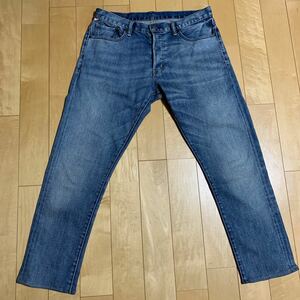 【美品】デニムアンドサプライ ラルフローレン Low Skinny USED加工 W34 DENIM&SUPPLY RALPH LAUREN ジーンズ デニムパンツ 