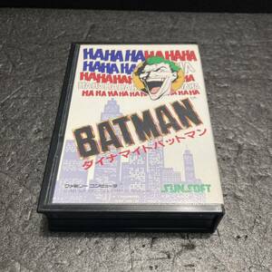 ● 希少 珍品 未使用 ファミコン ダイナマイトバットマン BATMAN ゲームソフト