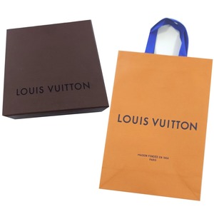 【未使用／美品】Louis Vuitton（ルイ・ヴィトン）未使用 ショッパー ／ 美品 ブラウン 空箱　□検索：ショップ袋 紙袋 ハイブランド Box