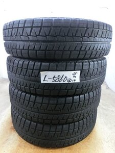 L-5860 溝あり 2022年製 中古スタッドレス ブリヂストン ICE PARTNER 2 185/70R14 88Q (4本)