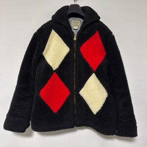 美品 style eyes アーガイル ボア フリース ジャケット 36 スタイル アイズ 東洋 Toyo コディアック ロカビリー rockabilly 50s 