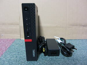 ⑦Lenovo ThinkCentre M720q 10T8-0044JP 中古 Win11Pro/Core i5 9400T/8GB/SSD M.2 NVMe 256GB 小型PC