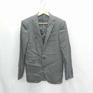 ◇ green label relaxing UNITED ARROWS 背抜き シンプル オフィス 長袖 ジャケット サイズ表記なし グレー メンズ E