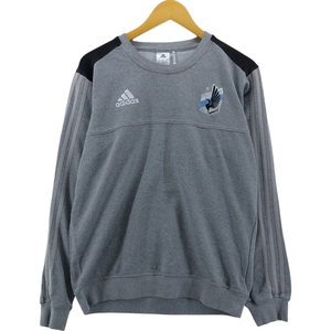 古着 アディダス adidas MNUFC ロゴスウェットシャツ トレーナー メンズL相当 /eaa508516