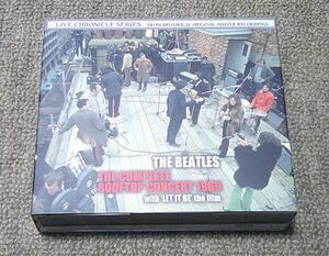 輸入盤3CD+2DVD：BEATLES/THE COMPLETE ROOFTOP CONCERT 1969/WITH ‘LET IT BE’ THE FILM/MISTERCLAUDEL/スリップケース