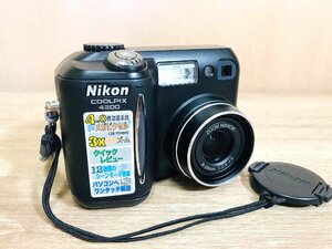 【ジャンク】 Nikon ニコン COOLPIX 4300 コンパクトデジタルカメラ デジカメ シルバー