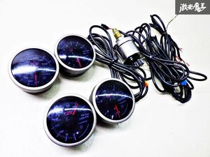 【ストア出品】Auto Gage オートゲージ 追加メーター メーター 油温計 油圧計 バキューム計 ボルト計 4連 電子式 棚2A64