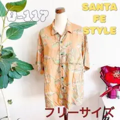 シャツ SANTA FE STYLE レーヨン100％ おしゃれ レトロ 涼しい