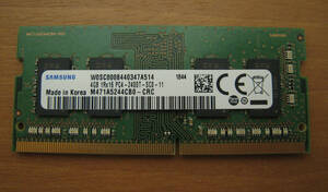 Samsung DDR4 2400 SO-DIMM 4GB 1枚