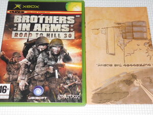 xbox★BROTHERS IN ARMS ROAD TO HILL 30 海外版 PAL マップ付★箱付・説明書付・ソフト付