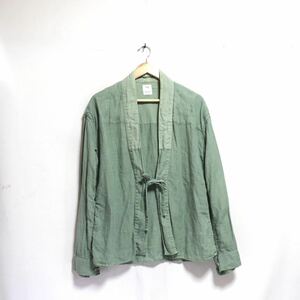 希少【visvim ヴィスヴィム】kimono LHAMO SHIRT/リネンハモ/羽織 ジャケット コート/japan designers