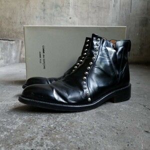 COMME des GARCONS HOMME PLUS 00AW スタッズ レザーシューズ 25.5㎝ 2000AW コムデギャルソンオムプリュス ドッキングロック期