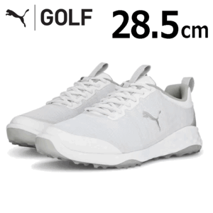 PUMA FUISON PRO 377041 【プーマ】【スパイクレス】【サイズ：28.5cm】【カラー：05 White/Silver/Gray】【GolfShoes】