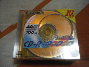 ●MITSUBISHI CD-R 　16倍速 700MB 10枚 ●