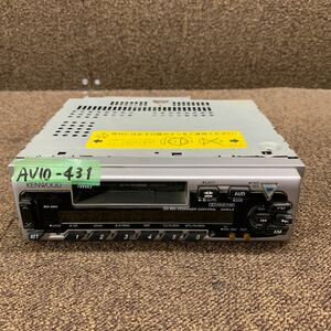 AV10-431 激安 カーステレオ KENWOOD RX-360 90302607 カセットデッキ FM/AM オーディオ 通電未確認 ジャンク