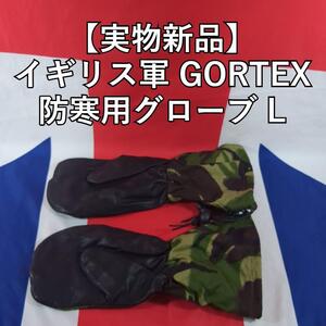 イギリス軍 GORTEX防寒用グローブ L 【実物新品】