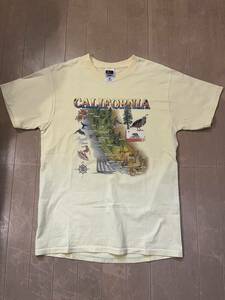 カリフォルニアマップヴィンテージTシャツMサイズ　ロンハーマンアメカジ