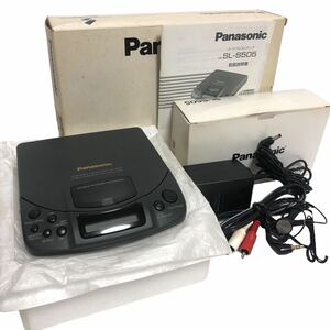 【希少品】パナソニック SL-S505-K ポータブルCDプレーヤー ブラック Panasonic 18BIT 高音質 SL-S505 ミュージックプレーヤー