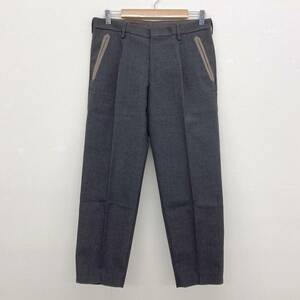 kolor 17AW テーパード クロップド スラックス グレー 2サイズ 17WCM-P01102 カラー パンツ パッカリング ボトムス 3090328