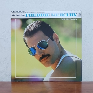 帯付LP/ フレディ・マーキュリー☆FREDDIE MERCURY「MR. バッド・ガイ / MR. BAD GUY」カラーピンナップ3枚付 / ボーン・トゥ・ラヴ・ユー