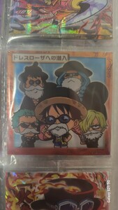 ONE PIECE大海賊シールウエハース　log5 No.10-12　ドレスローザへの潜入　バルトロメオ